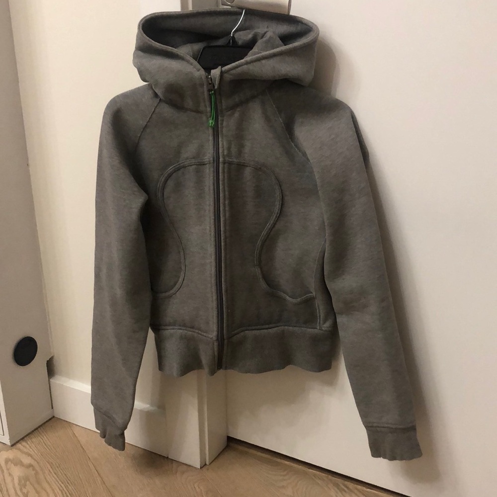Lululemon Grey Scuba hoodie